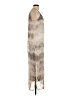 L.A.M.B. 100% Silk Tie-dye Gray Casual Dress Size S (estimated) - photo 4