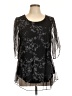 SeSe Code Black 3/4 Sleeve Blouse Size L - photo 1