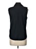 Chico's 100% Cotton Black Sleeveless Button-Down Shirt Size M - photo 2