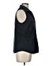 Chico's 100% Cotton Black Sleeveless Button-Down Shirt Size M - photo 4