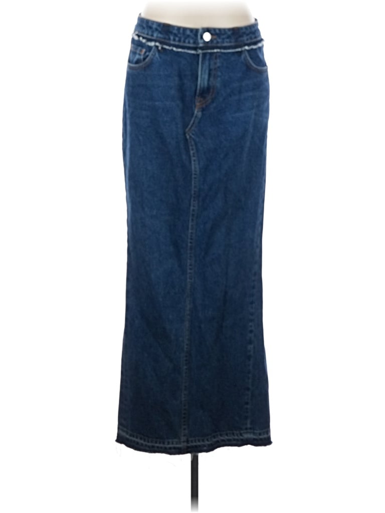 Pre-owned Grlfrnd Denim Skirt In Blue