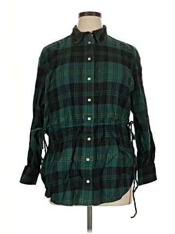 Lane Bryant Long Sleeve Button-Down Shirt (view 1)