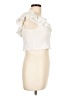 Mustard Seed 100% Polyester Ivory Short Sleeve Top Size L - photo 4
