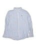 Vineyard Vines 100% Cotton Checkered-gingham Blue Long Sleeve Button-Down Shirt Size 12 - 14 - photo 1
