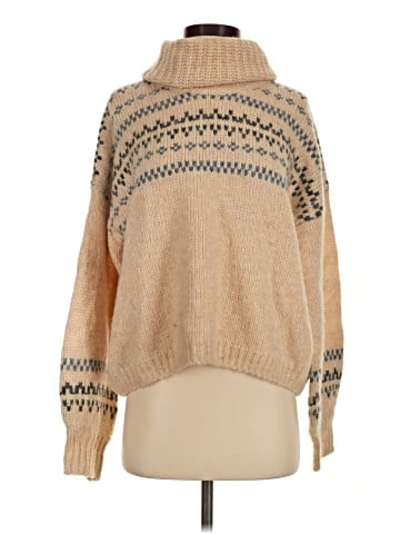 Madewell Somervell Fair Isle Turtleneck Sweater (view 1)