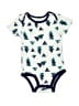 Lamaze Chevron-herringbone Teal Short Sleeve Onesie 12-18 MO / 18 MO - photo 1