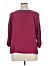 Creative Commune 100% Polyester Burgundy 3/4 Sleeve Top Size XL - photo 2