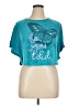 Mudd Teal Short Sleeve Top Size 14 - photo 1