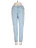 Zara Basic Stripes Blue Jeans Size 2 - photo 1