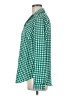 Ann Taylor 100% Polyester Green Long Sleeve Button-Down Shirt Size M - photo 5