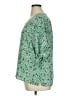 Well Worn 100% Polyester Green 3/4 Sleeve Blouse Size XL - photo 5