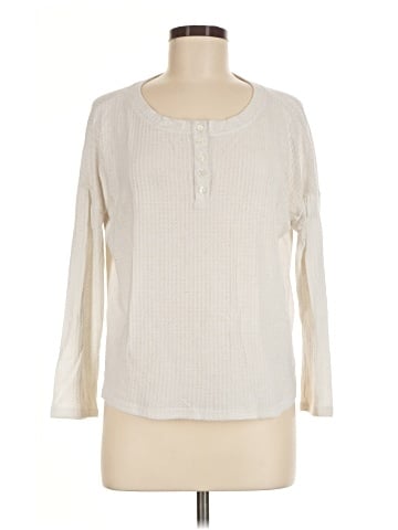 Aqua Long Sleeve Top (view 1)