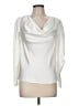 River Island Ivory Long Sleeve Blouse Size 8 - photo 1
