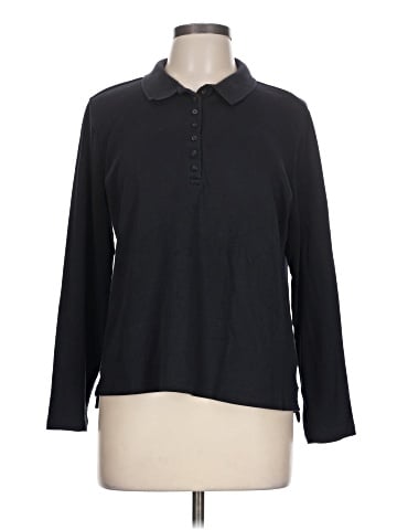 Lands' End Long Sleeve Polo (view 1)