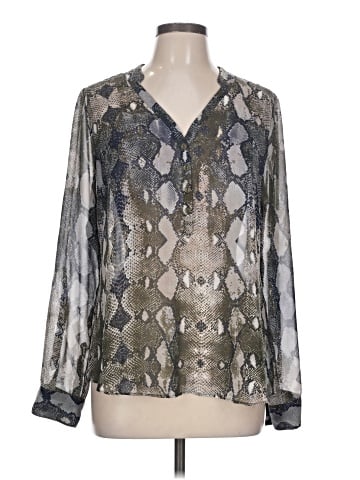 a.n.a. A New Approach Long Sleeve Blouse (view 1)
