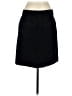 IZOD Solid Black Denim Skirt Size 4 - photo 2