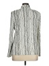 Alex Evenings 100% Polyester Silver Long Sleeve Blouse Size XL - photo 2