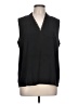 Tahari Black Sleeveless Blouse Size L - photo 1