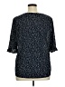 Cure Black 3/4 Sleeve Blouse Size 1X - photo 2