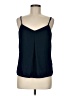 Gap 100% Polyester Blue Sleeveless Blouse Size Med Petite - photo 1