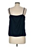 Gap 100% Polyester Blue Sleeveless Blouse Size Med Petite - photo 2