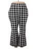 IMAN Plaid Black Casual Pants Size 4X (petite) - photo 1