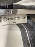 Point Zero 100% Viscose Plaid Gray 3/4 Sleeve Button-Down Shirt Size M - photo 7