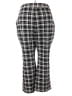 IMAN Plaid Black Casual Pants Size 4X (petite) - photo 2