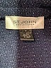 St. John Collection Chevron-herringbone Black Wool Blazer Size 6 - photo 6