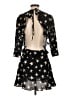 Réalisation 100% Silk Stars Black Cocktail Dress Size S - photo 2
