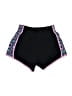 Justice 100% Polyester Paisley Black Athletic Shorts Size 12 - photo 2