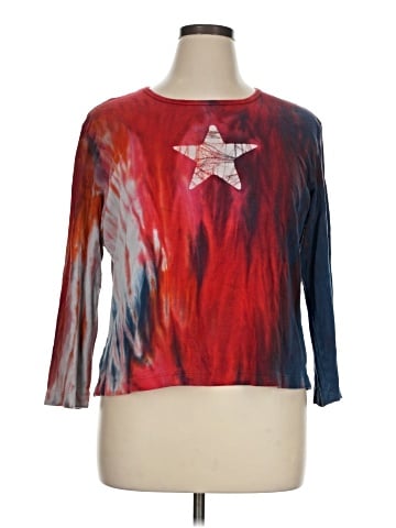 Kim & Cami 3/4 Sleeve T-Shirt (view 1)