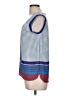 Japna Blue Sleeveless Blouse Size M - photo 5