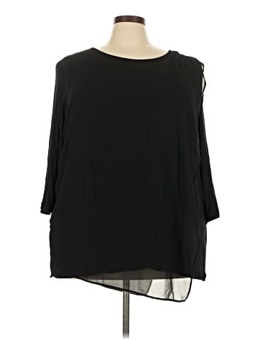H By Halston 3/4 Sleeve Top (view 1)