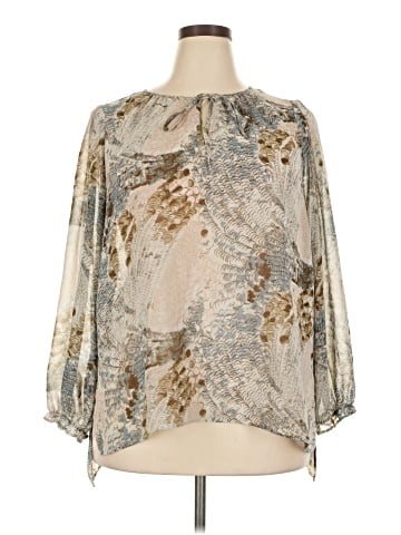 Context 3/4 Sleeve Blouse (view 1)