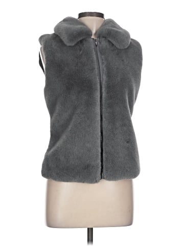 White House Black Market Faux Fur Vest (view 1)