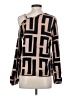 Unbranded Brown Long Sleeve Blouse Size S - photo 2