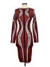 Derek Heart Graphic Red Cocktail Dress Size S - photo 2