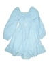 Unbranded 100% Polyester Blue Dress Size 8 - 9 - photo 2