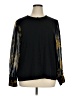 Saint + Sofia Black Long Sleeve Blouse Size 16 - photo 1