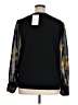 Saint + Sofia Black Long Sleeve Blouse Size 16 - photo 2