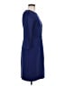 J.Crew Solid Blue Casual Dress Size 8 - photo 4