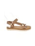 Universal Thread 100% Textile Paper Tan Sandals Size 9 - photo 1