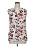 Croft & Barrow 100% Polyester Gray Sleeveless Blouse Size XL - photo 1