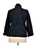 Liz Claiborne 100% Cotton Paisley Blue Jacket Size XL - photo 2