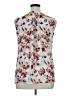 Croft & Barrow 100% Polyester Gray Sleeveless Blouse Size XL - photo 2