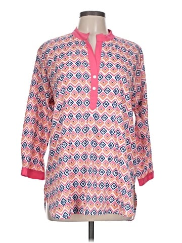 Rock Flower Paper 3/4 Sleeve Blouse (view 1)