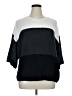 Matty M Color Block Black Pullover Sweater Size XL - photo 1