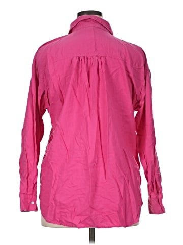 Ann Taylor LOFT Outlet Long Sleeve Button-Down Shirt (view 2)