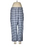 Talbots Checkered-gingham Blue Casual Pants Size 8 (petite) - photo 1